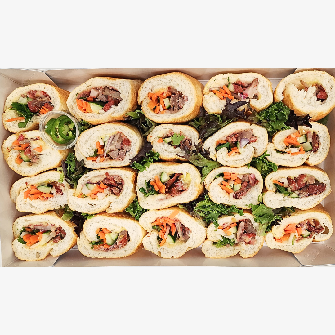 Plateau Banh Mi de porc BBQ