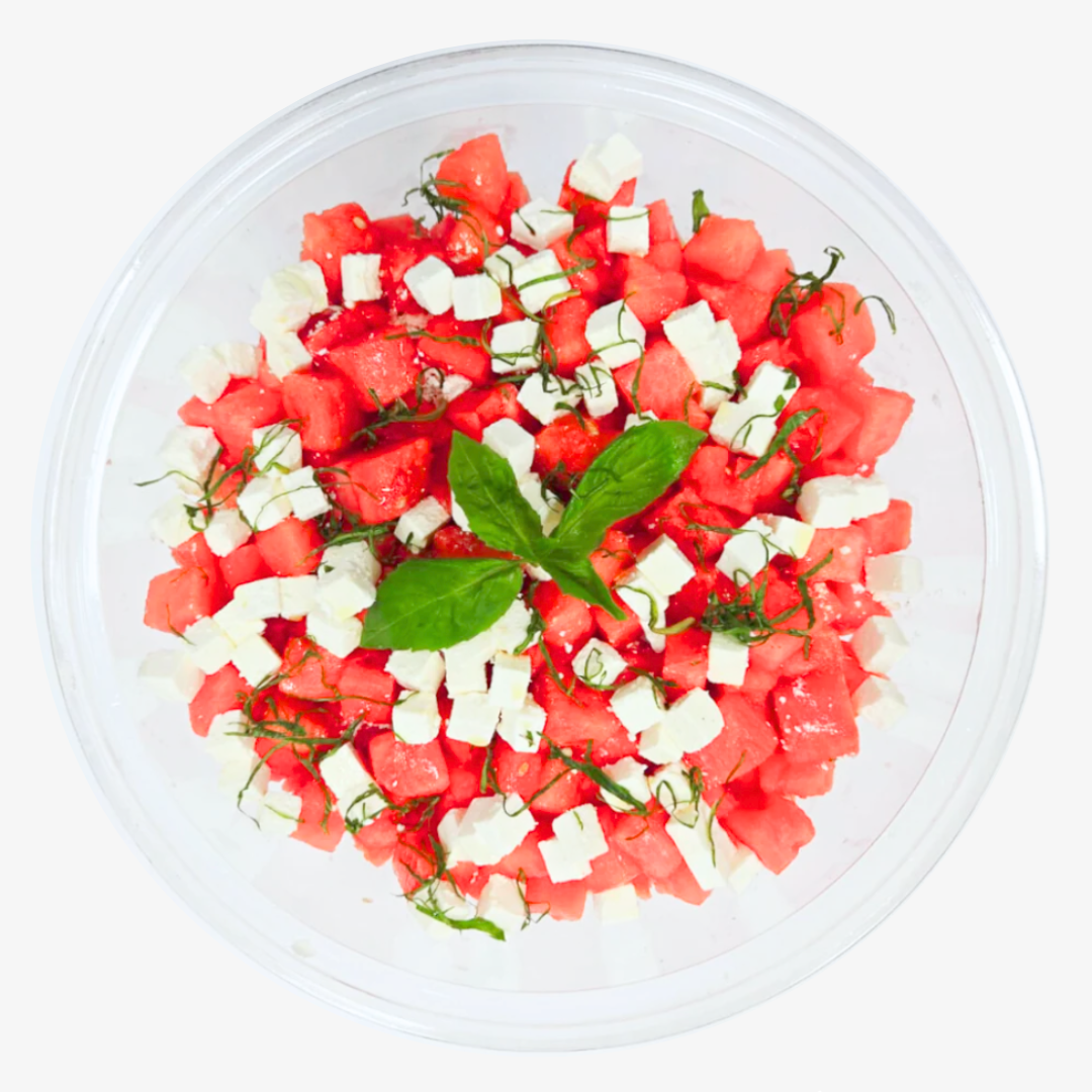 Salade feta et melon d’eau