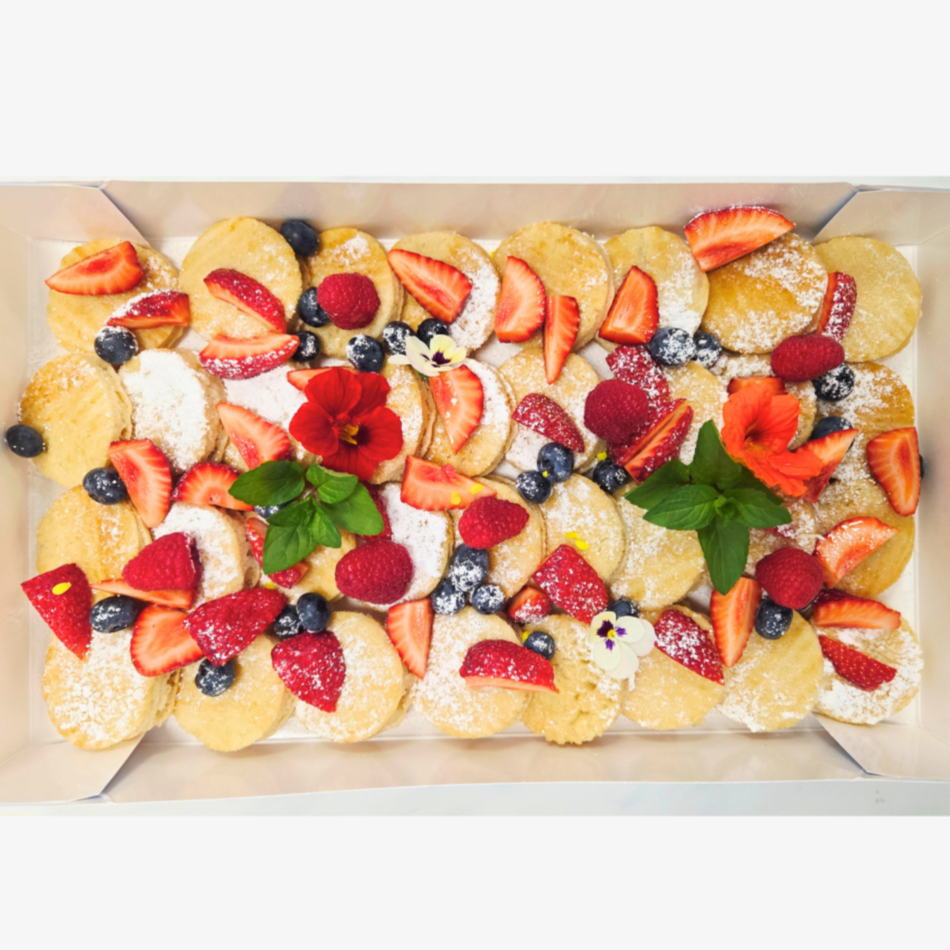 Plateau de mini-crêpes