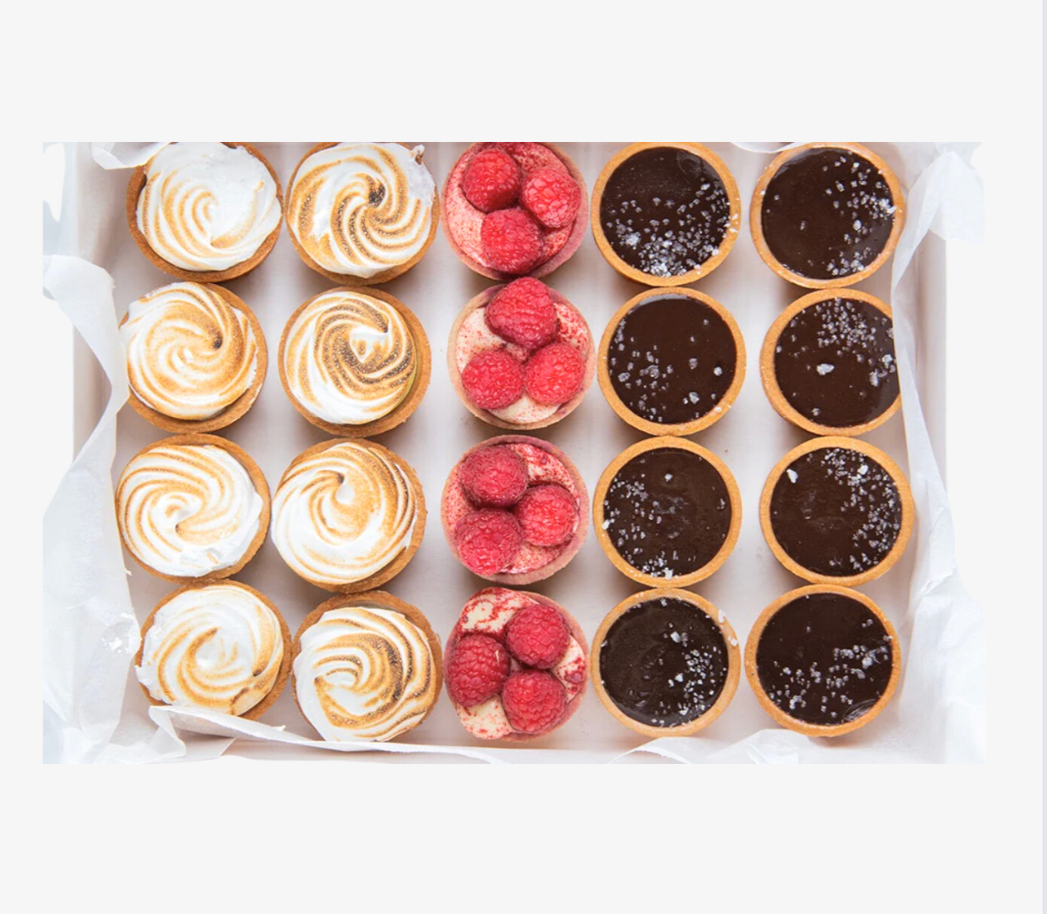 Mini tarts platter