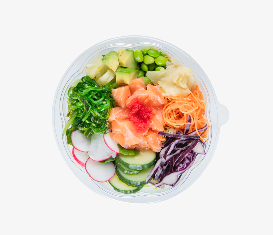 Salmon poke bowl