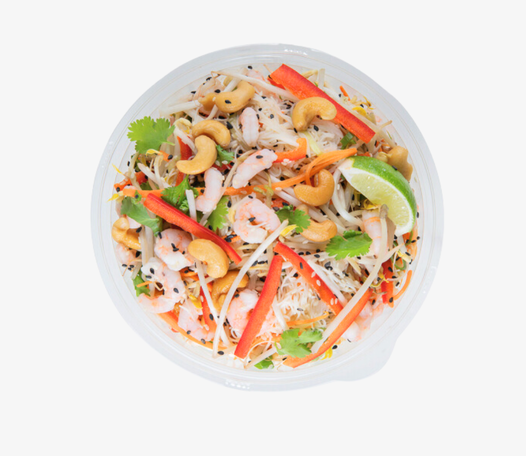 Bol de crevettes thaï