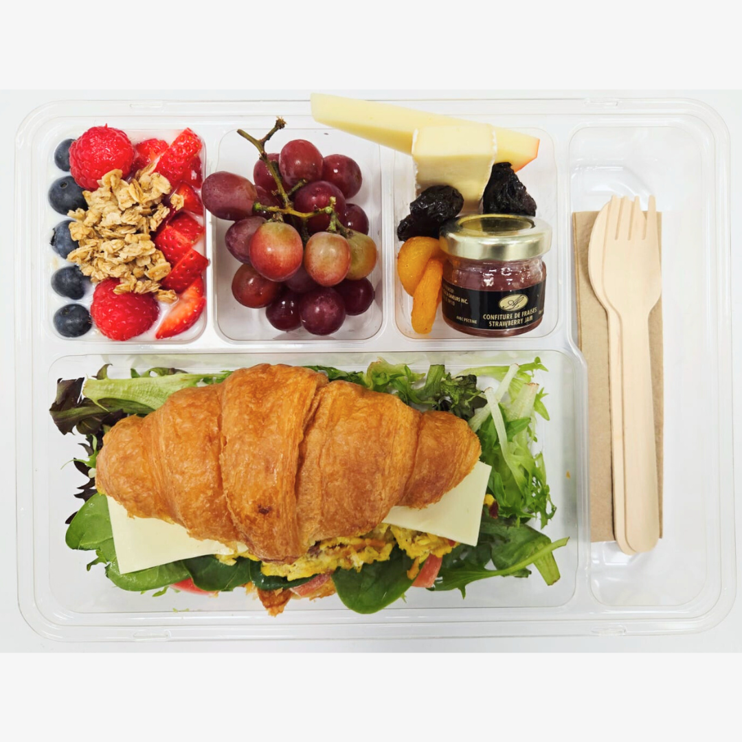 Egg Croissant Breakfast Box