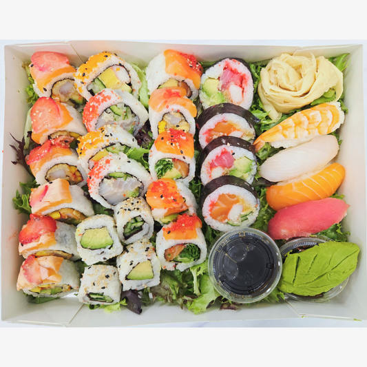 1⁄2 Plateau de sushis assortis
