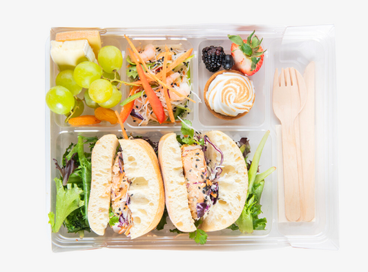 Salmon sandwich box