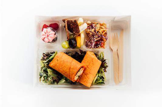 Tuna wrap sandwich box