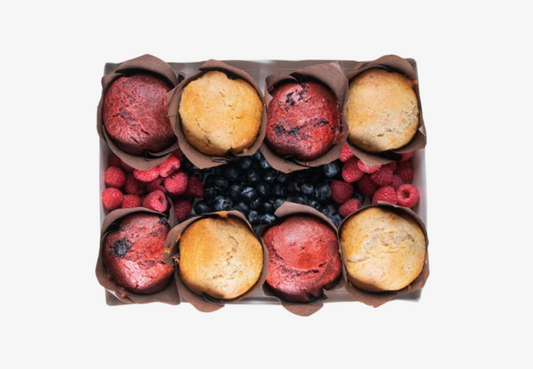 Mixed muffins platter