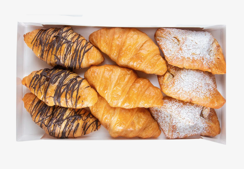 Mixed croissants platter
