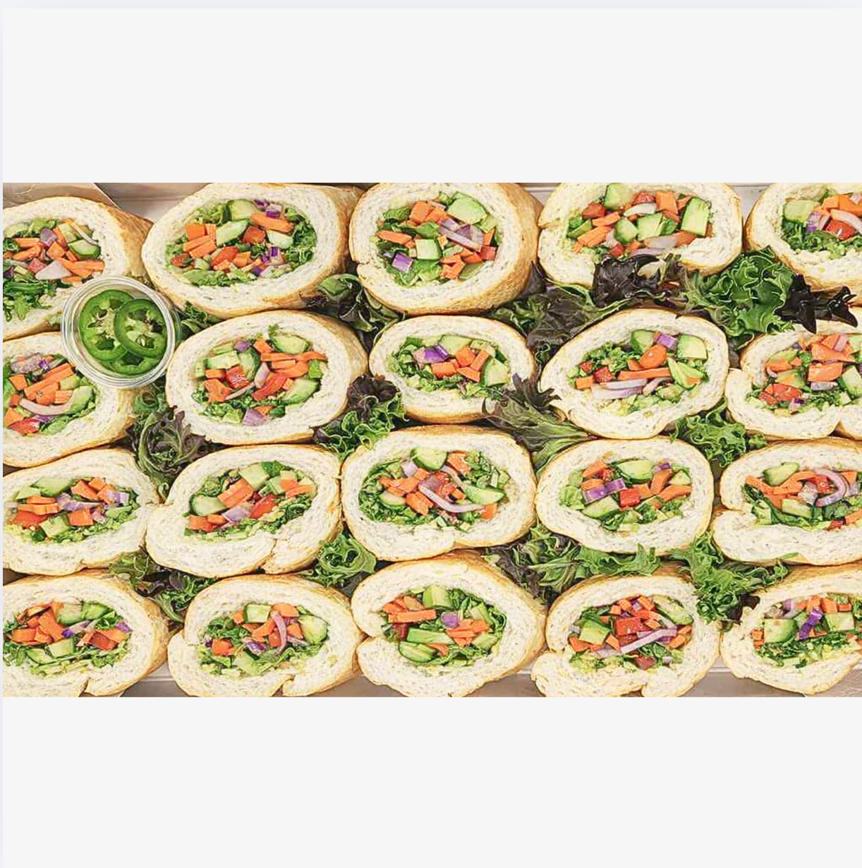 Plateau Banh Mi végétarienne