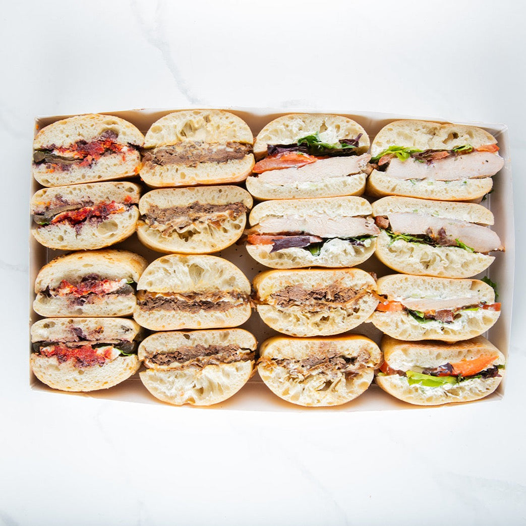 Mixed sandwiches platter